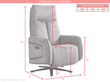 Hermes Swivel Chair – Dark Brown