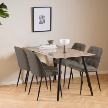 Anvil Taupe Dining Chair