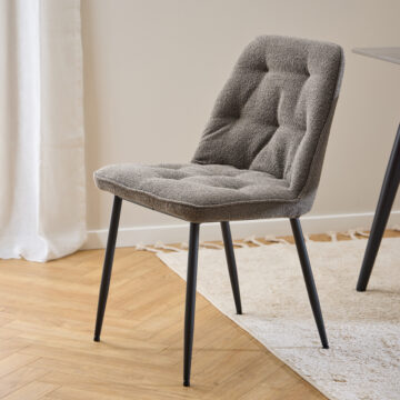 Anvil Dining Chair in Taupe. | Assembly Required