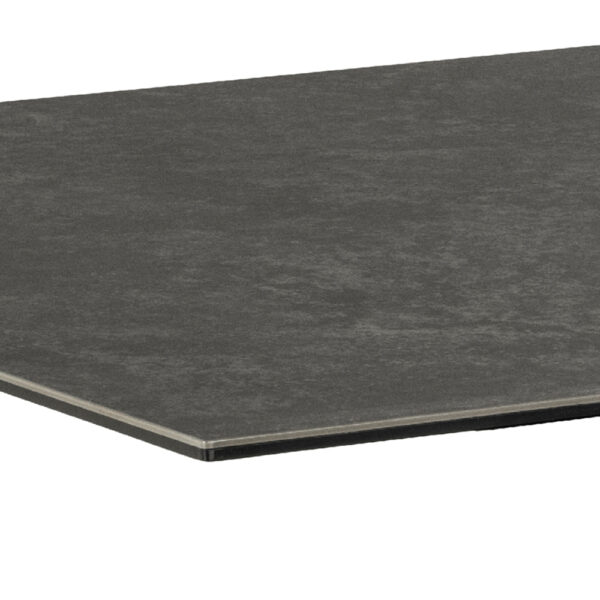 Azura Dining Table with Ceramic Black Top | Assembly Required