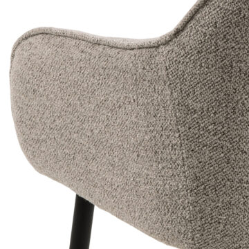 Anvil Monza Beige Dining Chair | Armrests
