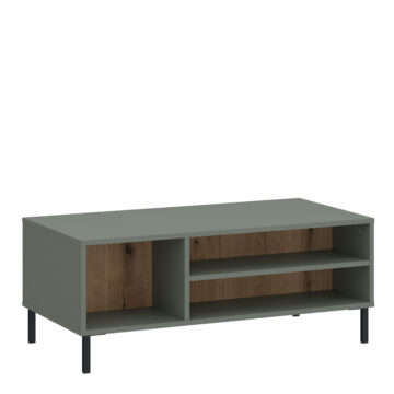 Ayr Coffee Table in Green/Oak