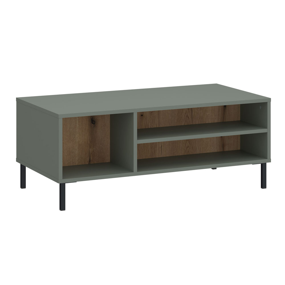 Ayr Coffee Table in Green/Oak