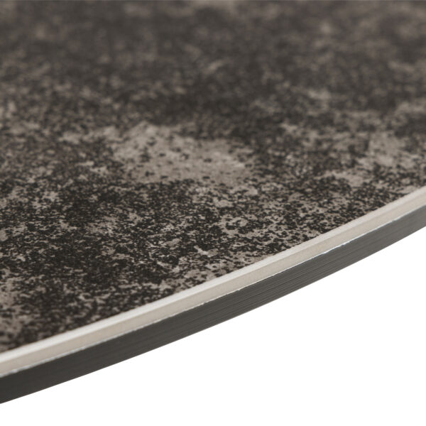 Azura Dining Table with Ceramic Black Top | Assembly Required