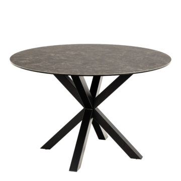 Azura Dining Table with Ceramic Black Top