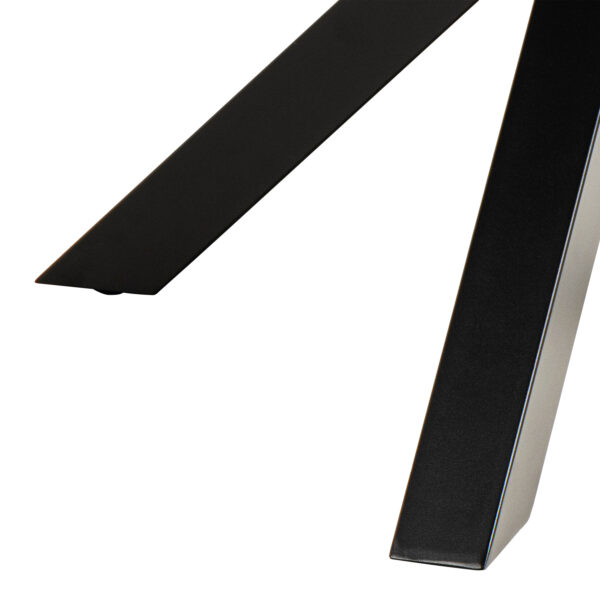 Azura Dining Table with Ceramic Black Top | Assembly Required