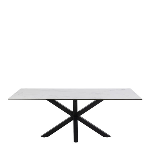 Azura Dining Table with Ceramic White Top