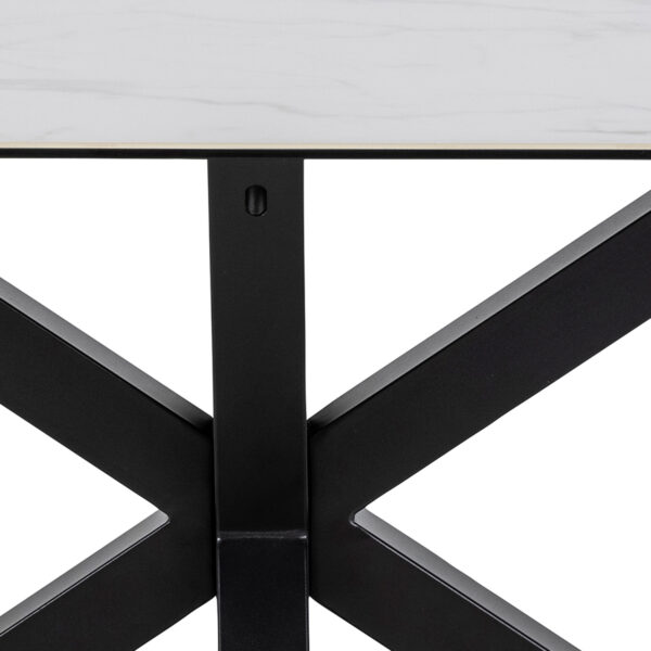 Azura Dining Table with Ceramic White Top | Assembly Required