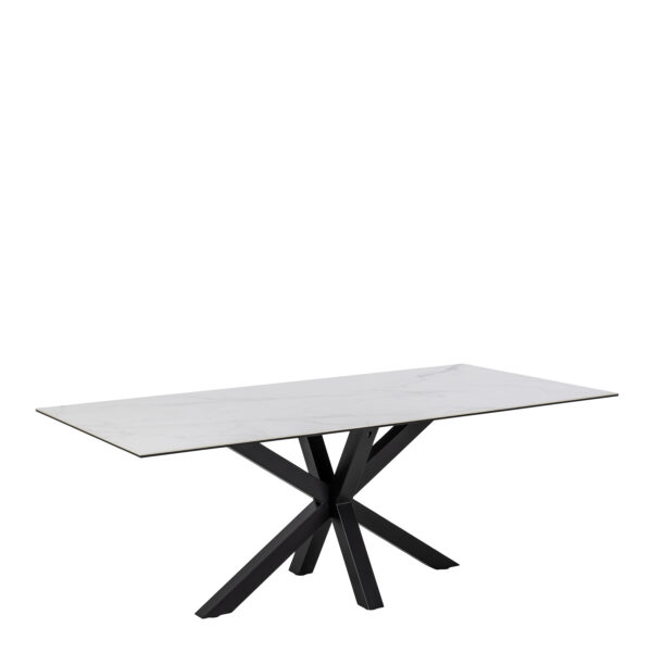 Azura Dining Table with Ceramic White Top