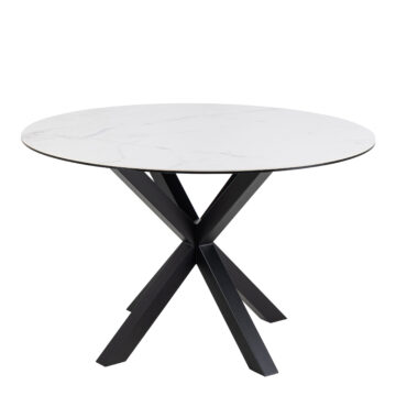 Azura Dining Table with Ceramic White Top
