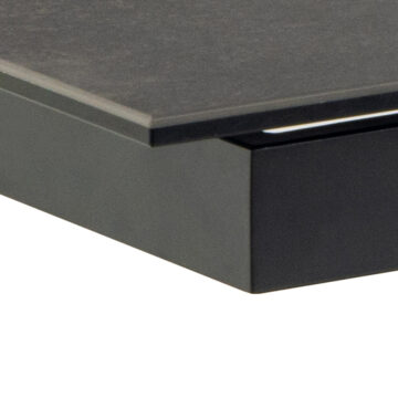 Azura Ceramic Black Extendable Dining Table | 200cm – 240cm
