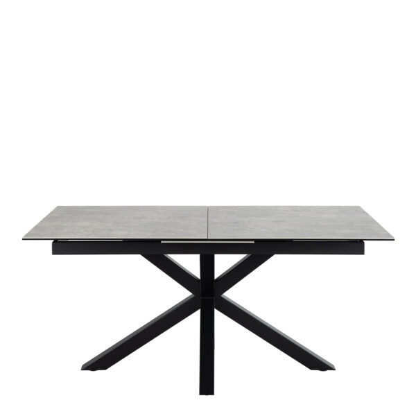 Azura Extendable Dining Table with Ceramic Grey Top 168cm