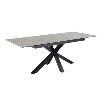 Azura Ceramic Grey Extendable Dining Table | 168cm – 210cm