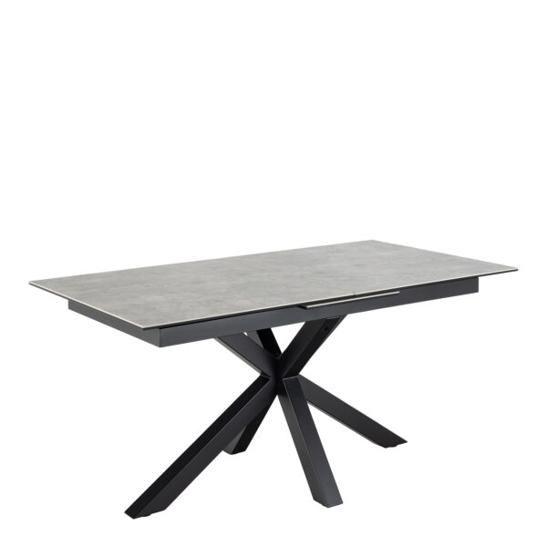 Azura Extendable Dining Table with Ceramic Grey Top 168cm