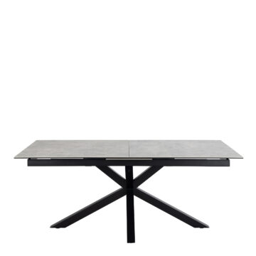 Azura Extendable Dining Table with Ceramic Grey Top 200cm