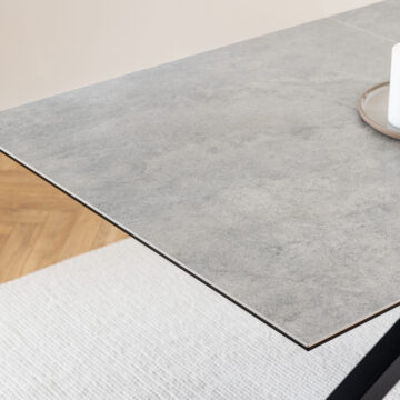 Azura Ceramic Grey Extendable Dining Table | 200cm – 240cm