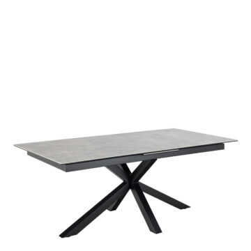 Azura Extendable Dining Table with Ceramic Grey Top 200cm