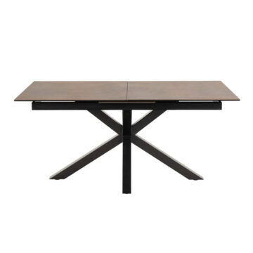 Azura Ceramic Brown Extendable Dining Table | 168cm – 210cm