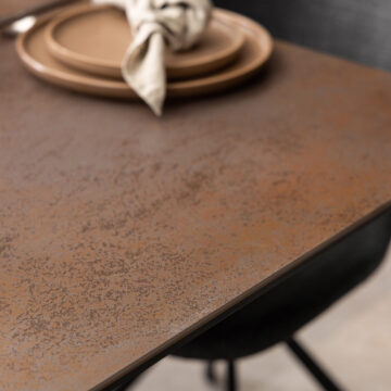 Azura Ceramic Brown Extendable Dining Table | 168cm – 210cm