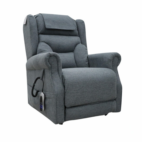 Zeus Dual Motor Lift & Tilt Chair - Steel Grey | Fully Assembled