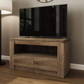 Valley Oak 2 Drawer TV Unit |