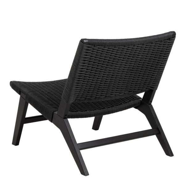 Carson Lounge Chair in Black | Assembly Required