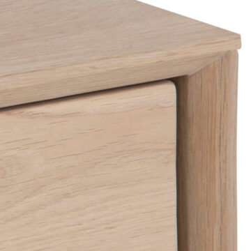 Century 1 Drawer Wall Mounted Bedside Table | Oak Finish