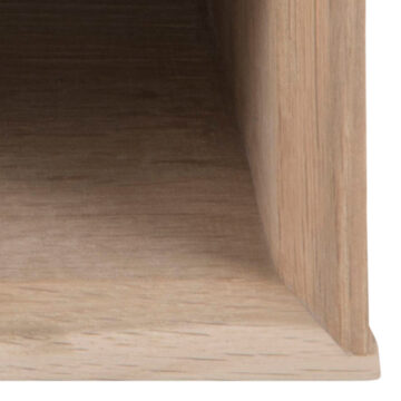 Century 1 Drawer Wall Mounted Bedside Table | Oak Finish