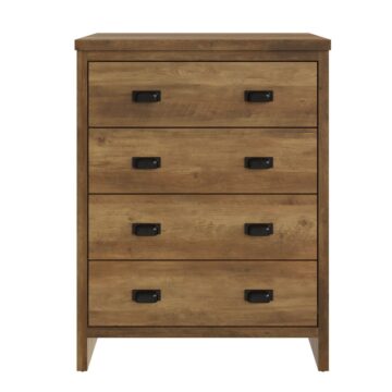 Fenway 3 Piece Bedroom Set | Oak Finish
