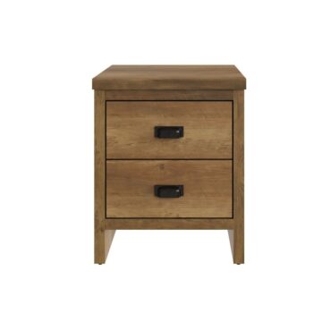 Fenway 3 Piece Bedroom Set | Oak Finish