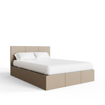 Marikina Cream 4’6 Double Ottoman Bed