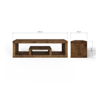Maluku Lowboard TV Unit 120cm | Mango Finish