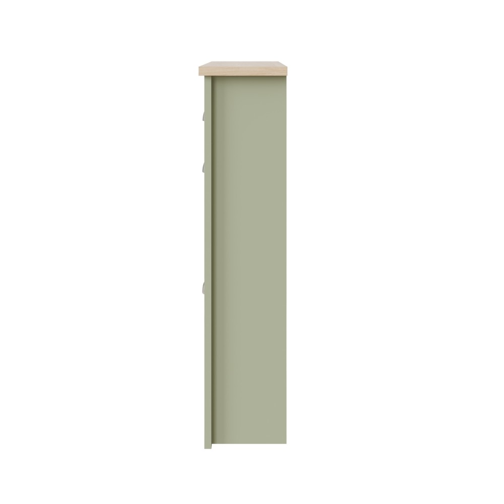 Fife Green 2 Door Shoe Cabinet with Drawer