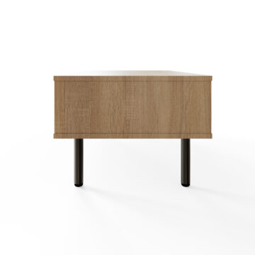 Calista 2 Drawer Coffee Table | Oak Finish