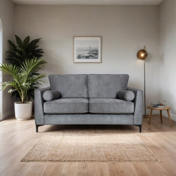 Charcoal Hampton 2 Seat Sofa | Kensington Grey