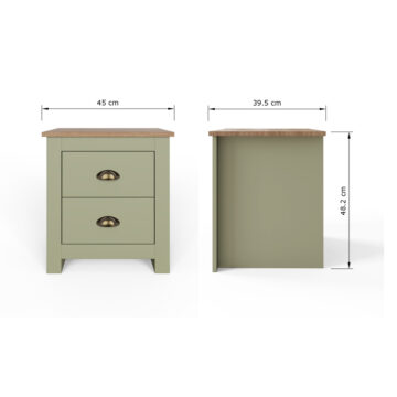 Fife Green 3 Piece Bedroom Set