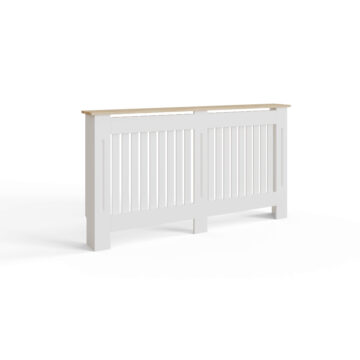 Shortfast White Radiator Cover Large