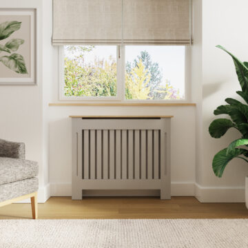 Shortfast Grey Radiator Cover Medium