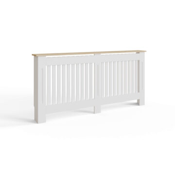 Shortfast White Radiator Cover Extra Large