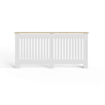Shortfast White Radiator Cover Extra Large