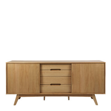 Martel 2 Door 4 Drawers Sideboard in Oak