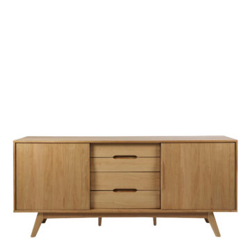 Martel 2 Door 4 Drawers Sideboard in Oak