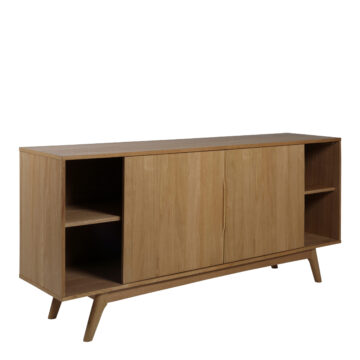 Martel Oak 2 Door 4 Drawer Sideboard
