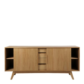 Martel Oak 2 Door 4 Drawer Sideboard
