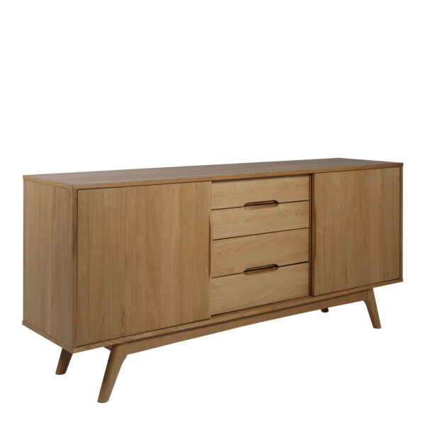 Martel 2 Door 4 Drawers Sideboard in Oak