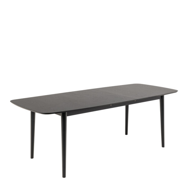 Mount Rectangular Dining Table in Black | Assembly Required