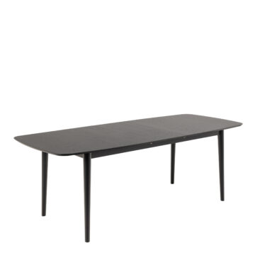 Mount Black Rectangular Dining Table