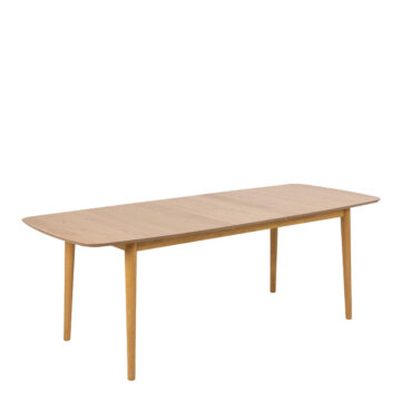 Mount Rectangular Dining Table | Oak Finish