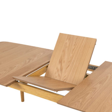 Mount Rectangular Dining Table | Oak Finish