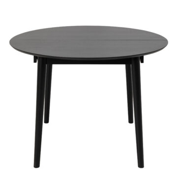 Mount Round Dining Table in Black